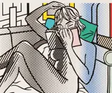 Roy Lichtenstein, Lectură, cromolitografie