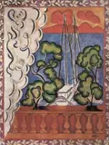 Fereastră în Tahiti by Henri Matisse, cromolitografie, sold Jan 2024
