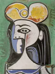 Pălăria galbenă by Pablo Picasso, cromolitografie, sold Jan 2024