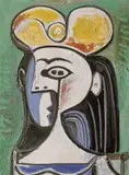 Pălăria galbenă by Pablo Picasso, cromolitografie, sold Jan 2024