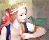 Marie Laurencin, Tânără îndrăgostită, cromolitografie