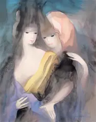 Marie Laurencin, Două prietene, cromolitografie