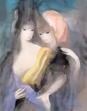 Marie Laurencin, Două prietene, cromolitografie