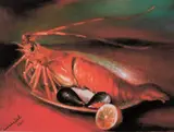 Homarul by Salvador Dalí, cromolitografie, sold Jan 2024