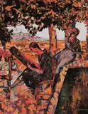 În grădină by Salvador Dalí, cromolitografie, sold Jan 2024