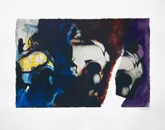 John Piper, Eye and Camera, Red, Blue and Yellow