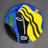Bruce McLean, Passed the Tangerine Test, fine bone china plate by Wedgewood, 203/500, from the set of 6 art plates commissioned by the National Art Collection Fund and Wedgewood