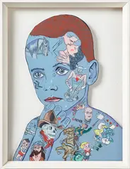 Sam Mitchell, Could Have Been, acrylic on Perspex