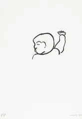 Michael Smither, Child, screenprint, printer’s proof