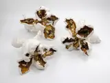 Madeleine Child, Pop Corn, glazed ceramic, three parts (2006)
