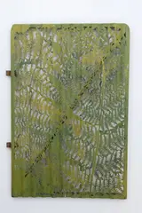 Jeffrey Thomson, Untitled - Gate, corrugated iron, paint, steel