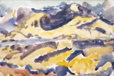Toss Woollaston, Towards Mt. Richmond, watercolour