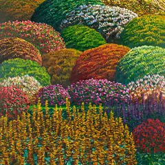 Karl Maughan, Tuturewa, oil on canvas