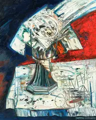 Robert Ellis, Arepa Omeka, oil on canvas