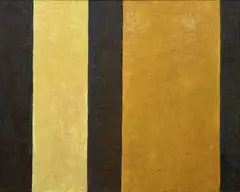 J. S. Parker, Plain Song - Earth Yellow, oil on canvas