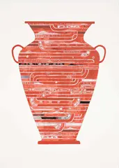 Shane Cotton, Pikopiko I Whiti, screenprint on Lanaquarelle 640gsm paper, 2/40