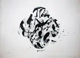 Max Gimblett, Pearl of the Pacific, oil and graphite on paper