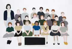 Gavin Hurley, 1980, paper collage