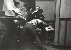 Max Oeltti, Fight in Caledonia Hotel 1969/71, vintage gelatin silver print