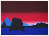 Michael Smither, From the Sea, colour screenprint, 4/50