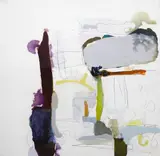 Marie Le Lievre, Damage Control (Paraphenalia), oil on cardboard, 2016