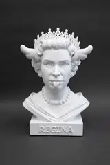 D*Face, Dog Save the Queen (2020), collaboration with Sync. x Medicom Toy, edition of 100