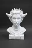 D*Face, Dog Save the Queen (2020), collaboration with Sync. x Medicom Toy, edition of 100