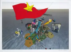Cao Fei, RMB City Sketch, 2008, 2008, giclee on Somerset Velvet 225 gsm, 26/120