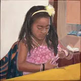 Hiria Anderson-Mita, Maori Girl, oil on canvas