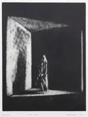 John Drawbridge, Seated Woman, etching, A/P