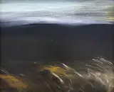 Rex Armstrong, Karekare - Into the Night Softly, acrylic on hardboard in artist's original frame