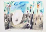 Jane Zusters, Sweet fruits, mixed media on paper
