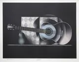 Mario Avati, La Guitare Arlequine, mezzotint, 15/15