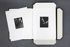 Mikio Watanabe, Deux, portfolio comprising seven black and white mezzotints on Fabriano Tiepolo paper in original portfolio, 48/50, published 1989 by Multiple Impressions, New York