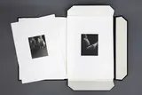 Mikio Watanabe, Deux, portfolio comprising seven black and white mezzotints on Fabriano Tiepolo paper in original portfolio, 48/50, published 1989 by Multiple Impressions, New York