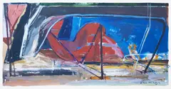 Simon McIntyre, Untitled, oil on paper