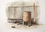 Mark Cross, Untitled, watercolour on paper