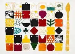 Joe Tilson, Untitled, etching, 10/60