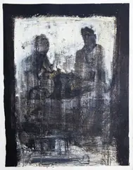 Mark Braunias, Plunket Nurses, mixed media on paper