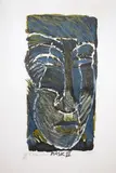 Kura Te Waru Rewiri, Mask III, lithograph 144/146