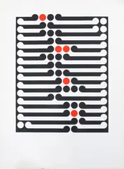 Gordon Walters, Tawa, silkscreen print from the Barry Lett multiples