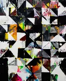 Dylan Lind, Penthouse Perfection, mixed media on board