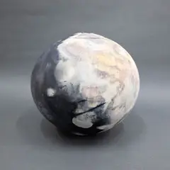 Ray Rogers, Large raku orb, with fungoid form mouth
