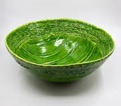 Christine Boswijk, Autumn, green glazed earthenware