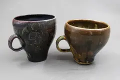 Denis O'Connor, Two cups, glazed stoneware