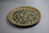 Castillo Hecho en Mexico Pottery, Large dish, painted ceramic