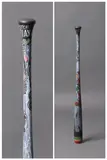 Shane Cotton, Clutch Play III, acrylic on ash baseball bat