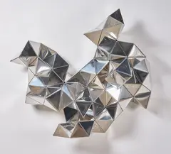 Gregor Kregar, Reflective Simulations III, stainless steel