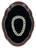 Octavia Cook, Pure Ivory Acrylic Chain, acrylic and gold in Edwardian case