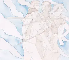 Hunters in Smoke by Kushana Bush, bistre, ink and watercolour on paper, sold Aug 2026